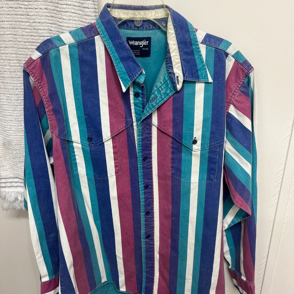 Vintage Wrangler Button Down